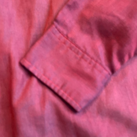 Sears and Roebuck Men’s Button Down Shirt Vintage Maroon Size L - Picture 9 of 11